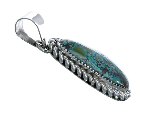Navajo Native American Turquoise Sterling Silver Pendant SN20062